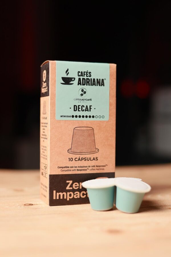 Cafés AdriAna Descafeinado Orgánico Nespresso