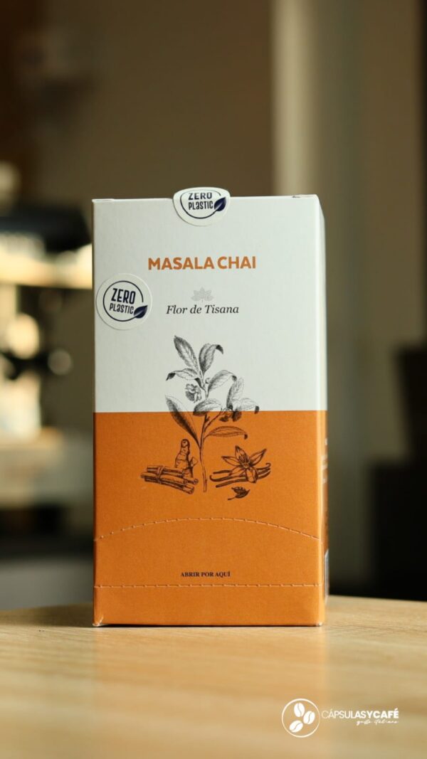 Té Negro Masala Chai piramidal